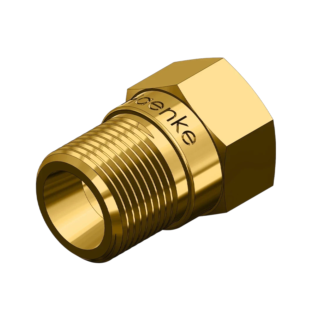 Detalhe de Adaptador Macho/Fêmea 1/2”