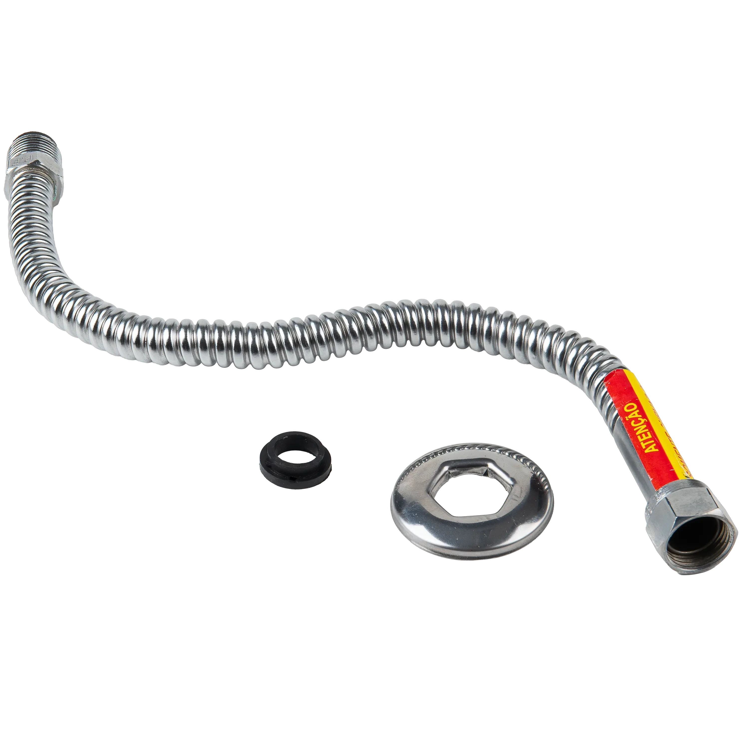 Tubo Metálico Flexível para Água Quente ou Fria 1/2″